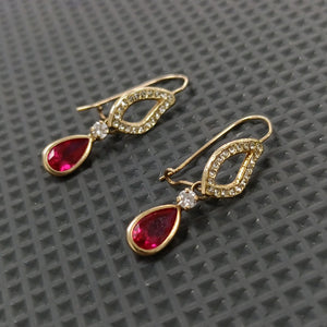 ARETES PAR ORO 10 K 1,20 GRMS (SEMINUEVO)