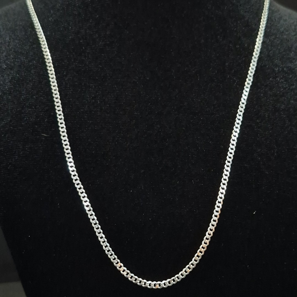 CADENA BARBADA PLATA .925 55 CM 5.43 GR (NUEVO)
