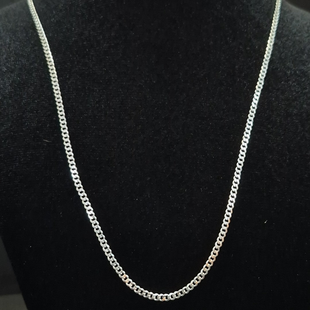 CADENA BARBADA PLATA .925 55 CM 5.43 GR (NUEVO)