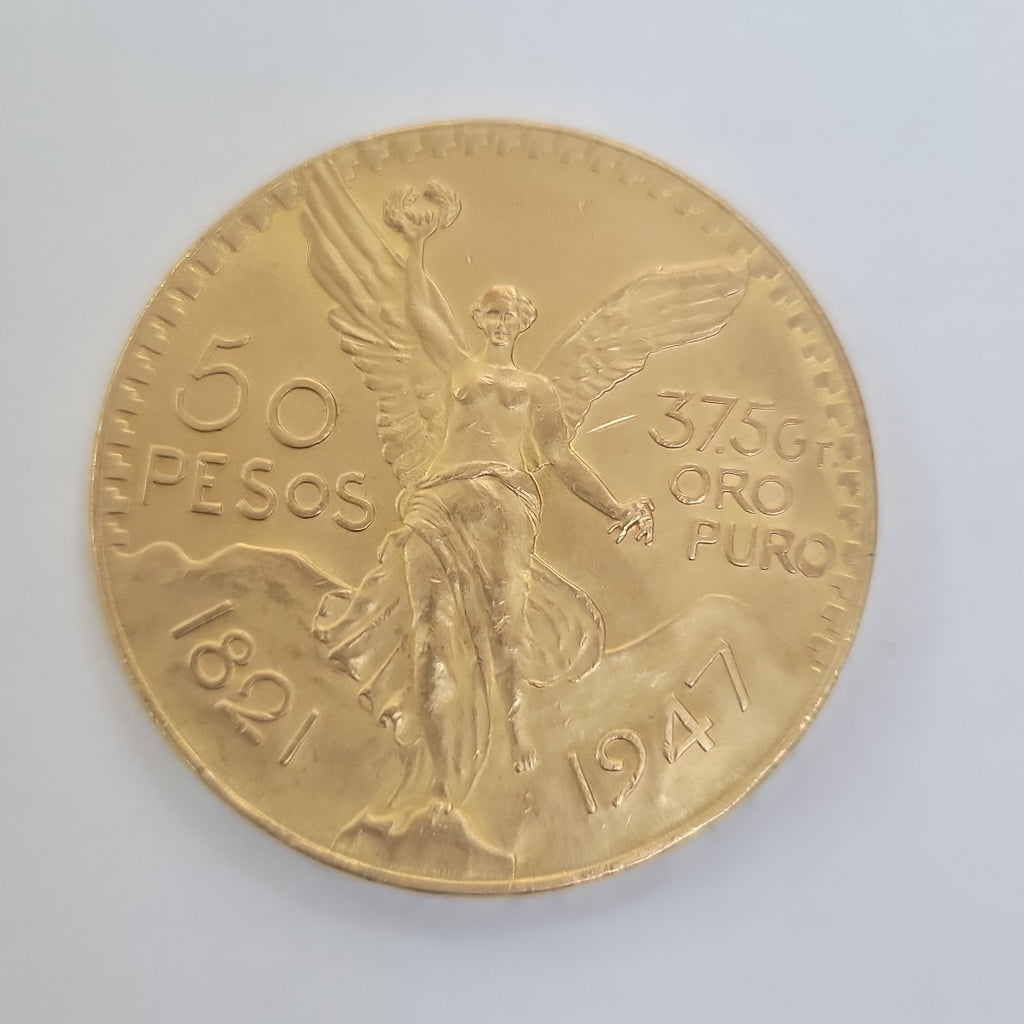 K1 41.6 GRMS 21 K IDENTIFICACIÓN MONEDA NOMINATIVA MONEDAS PESOS 50 PESOS (SEMINUEVO)