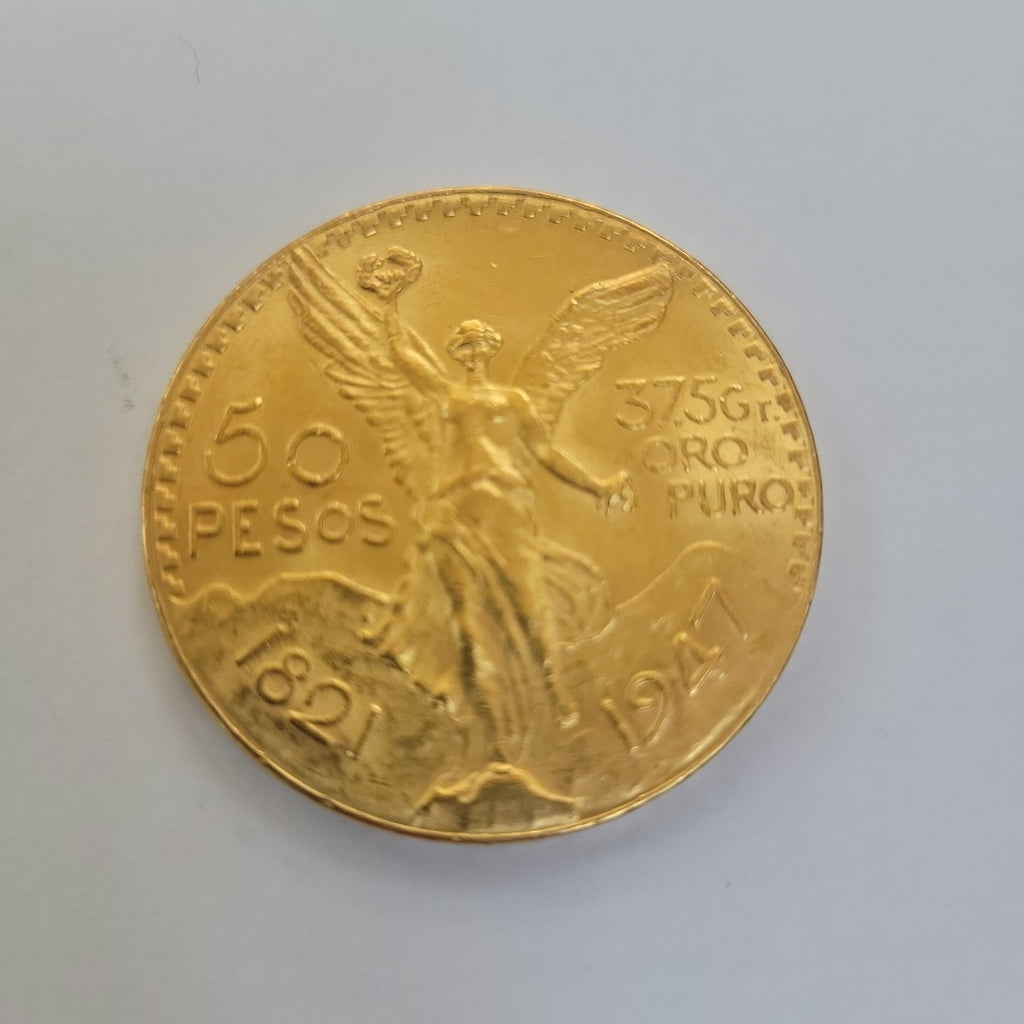 K1 41.6 GRMS 21 K IDENTIFICACIÓN MONEDA NOMINATIVA MONEDAS PESOS 50 PESOS (SEMINUEVO)