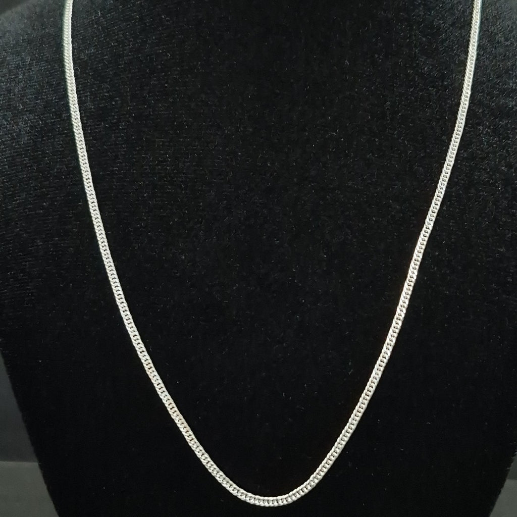 CADENA BARBADA PLATA .925 60 CM 4.92 GR (NUEVO)