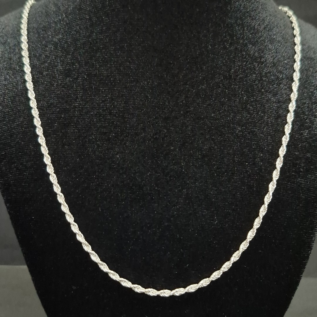 CADENA TORZAL PLATA .925 60 CM 10.52 GR (NUEVO)