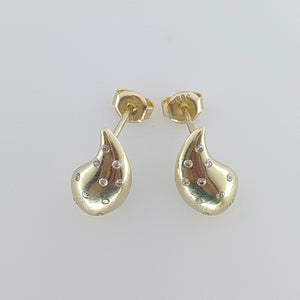 BROQUELES ORO 14K 2 (NUEVO)