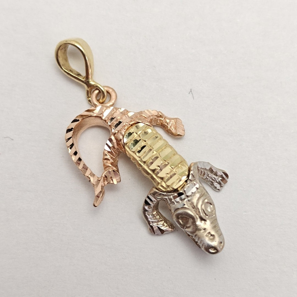 DIJE ORO COMBINADO 14 K 2.2 GRMS (SEMINUEVO)