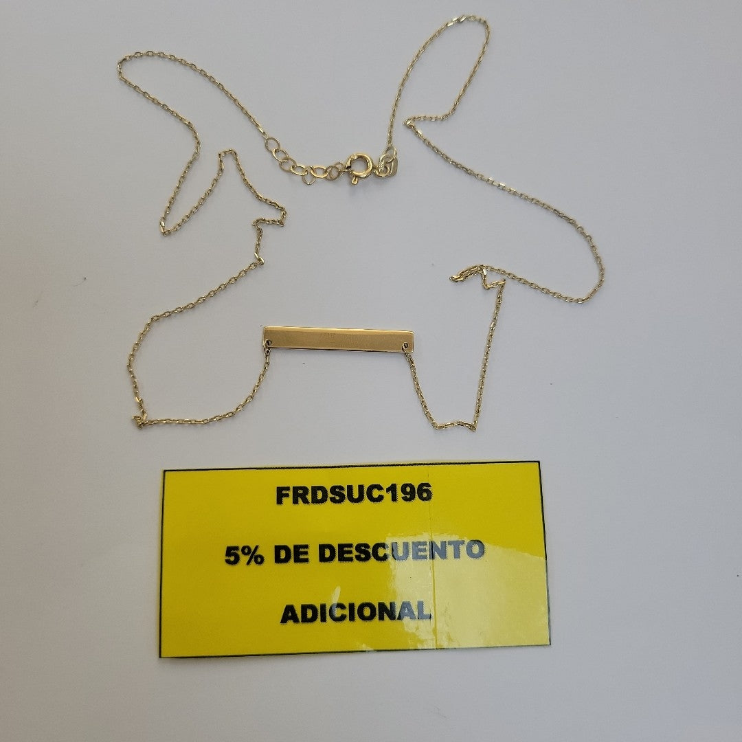 GARGANTILLA ORO 14 K 2.3 GRMS (SEMINUEVO)