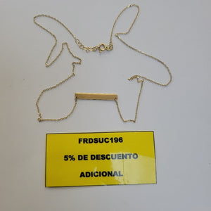 GARGANTILLA ORO 14 K 2.3 GRMS (SEMINUEVO)