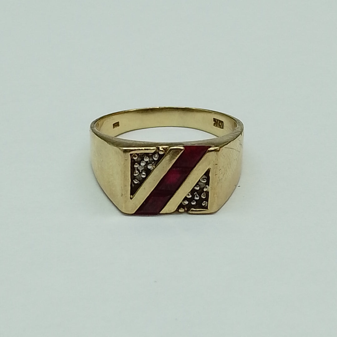 ANILLO ORO 10 K 6.4 GRMS (SEMINUEVO)