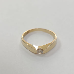 SOLITARIO ORO 14 K 2.8 GRMS (SEMINUEVO)