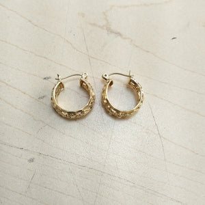 ARRACADAS PAR ORO 14 K 5.1 GRMS (SEMINUEVO)