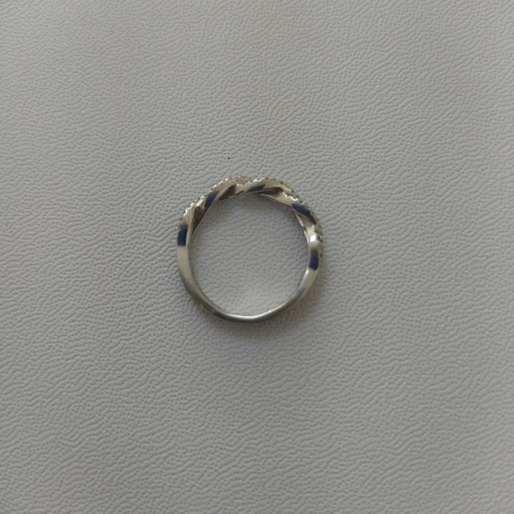 ANILLO ORO BLANCO 14 K 2,10 GRMS (SEMINUEVO)