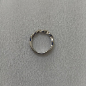 ANILLO ORO BLANCO 14 K 2,10 GRMS (SEMINUEVO)