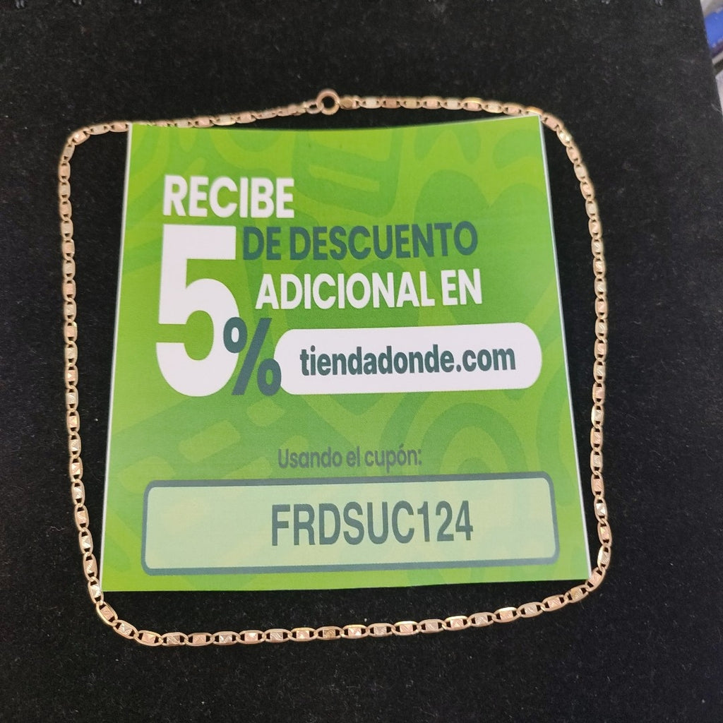 CADENA ORO 10 K 3.8 GRMS (SEMINUEVO)