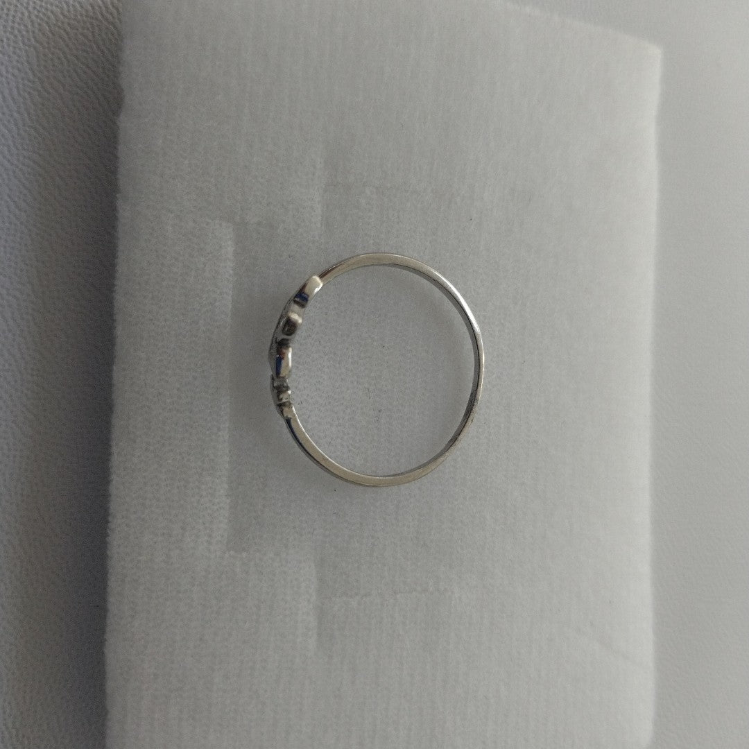 ANILLITO ORO, ORO BLANCO 14 K 1.2 GRMS (SEMINUEVO)