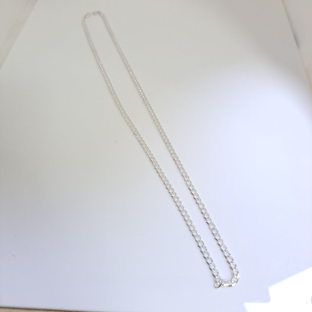 CADENA BARBADA PLATA .925 50 CM 7.22 GR (NUEVO)