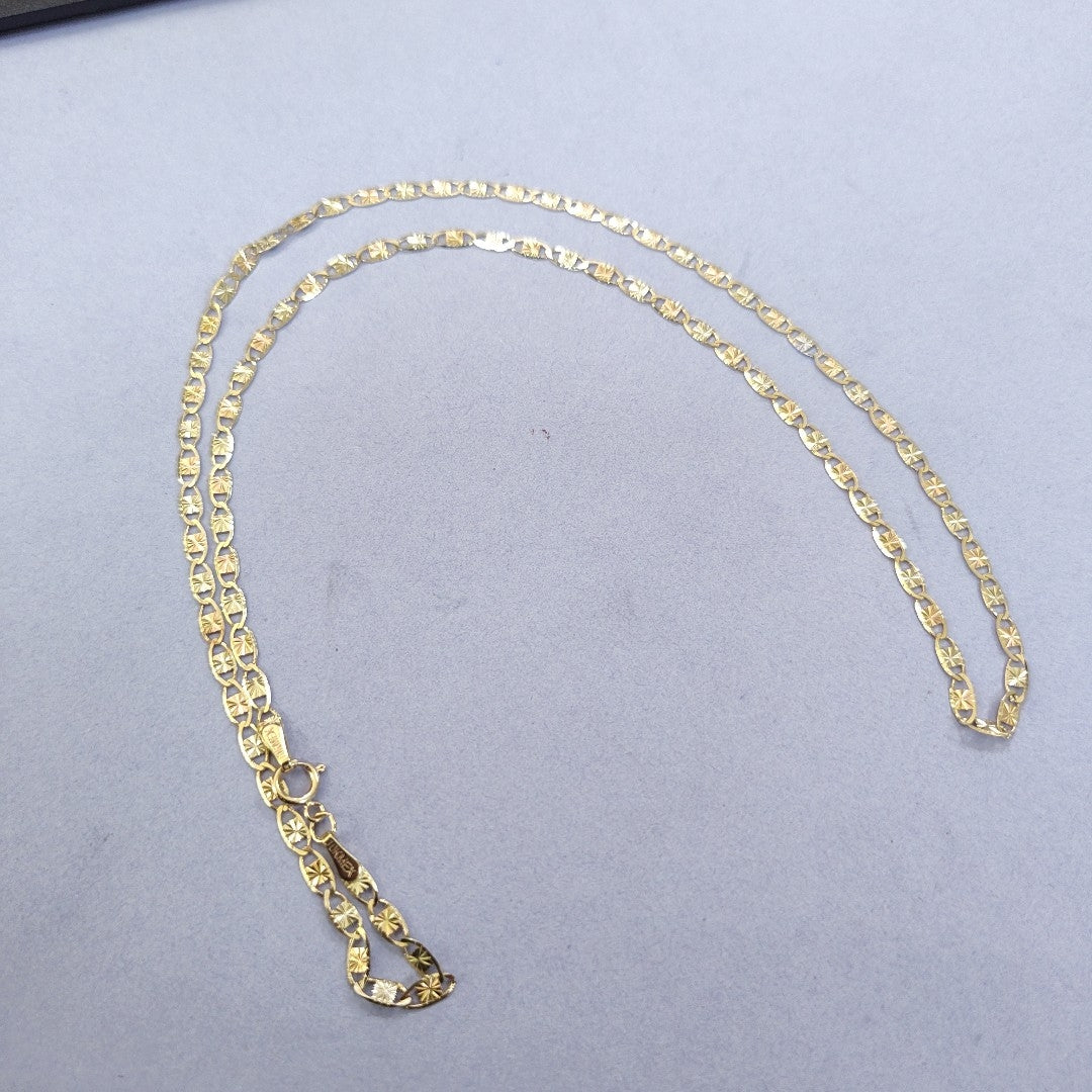 CADENA ORO 10 K 3.9 GRMS (SEMINUEVO)