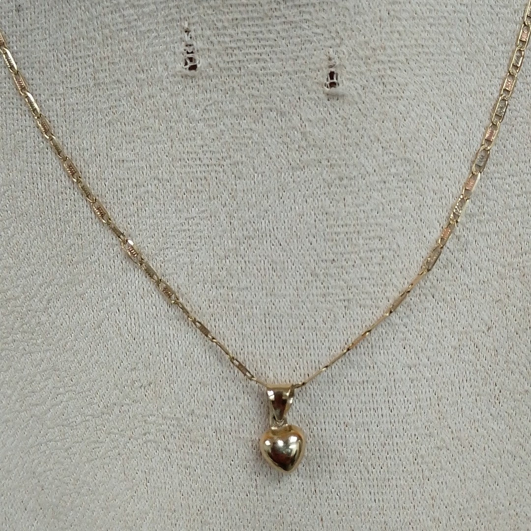 CADENA, DIJE ORO 10 K 2.4 GRMS (SEMINUEVO)