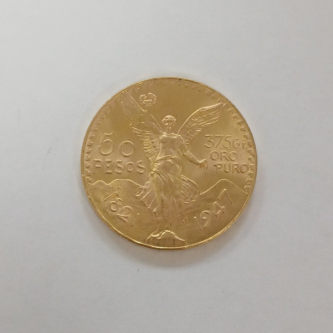 K1 41,60 GRMS 21 K IDENTIFICACIÓN MONEDA NOMINATIVA MONEDAS PESOS 50 PESOS (SEMINUEVO)