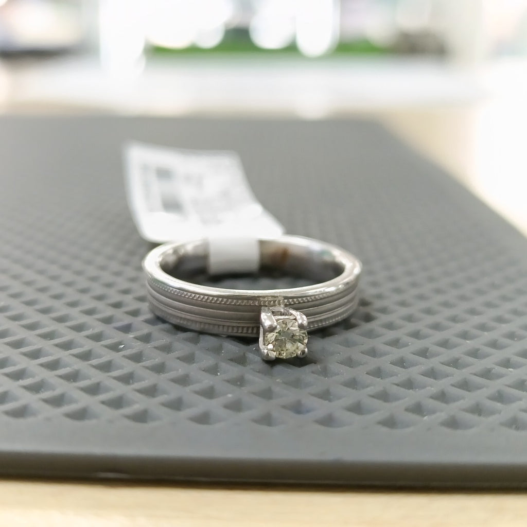 ANILLO ORO BLANCO 14 K 4,00 GRMS (SEMINUEVO)