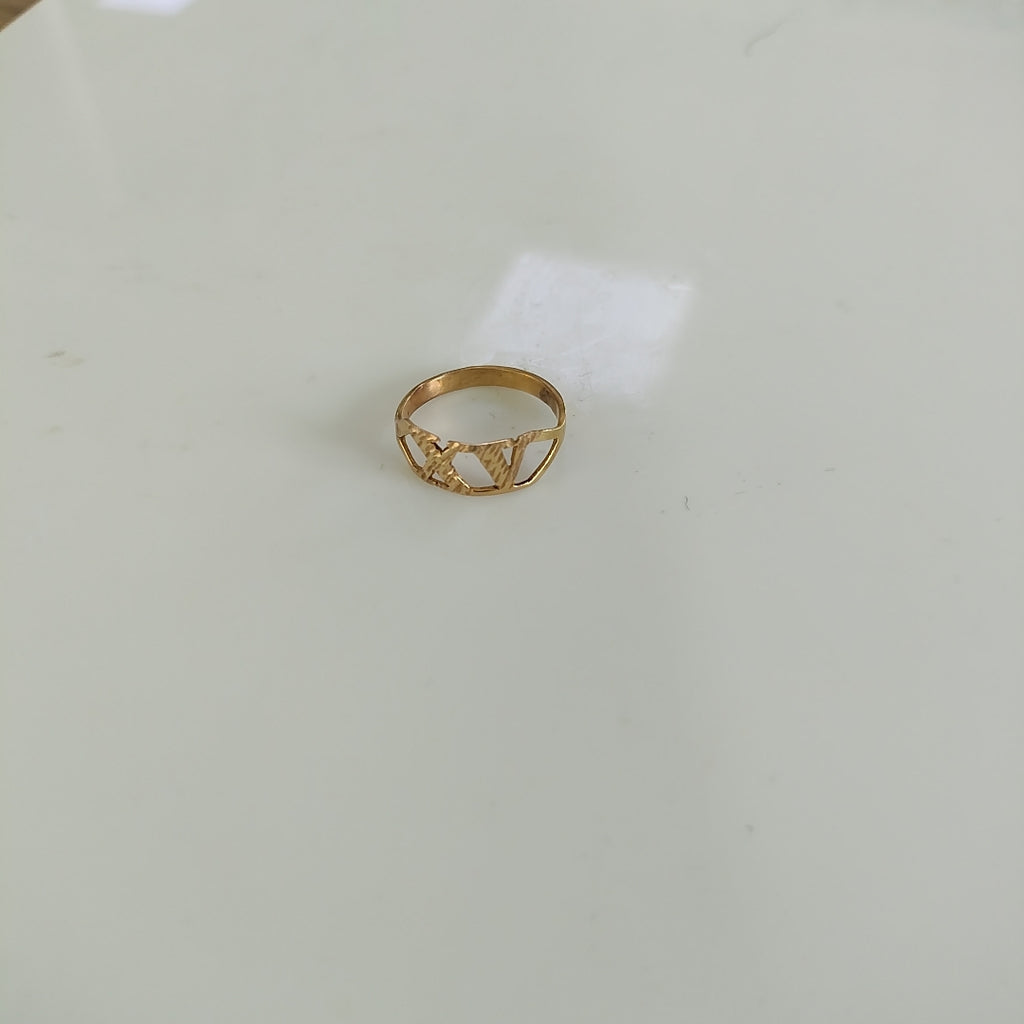 ANILLO CONMEMORATIVO ORO 8 K 1.6 GRMS (SEMINUEVO)