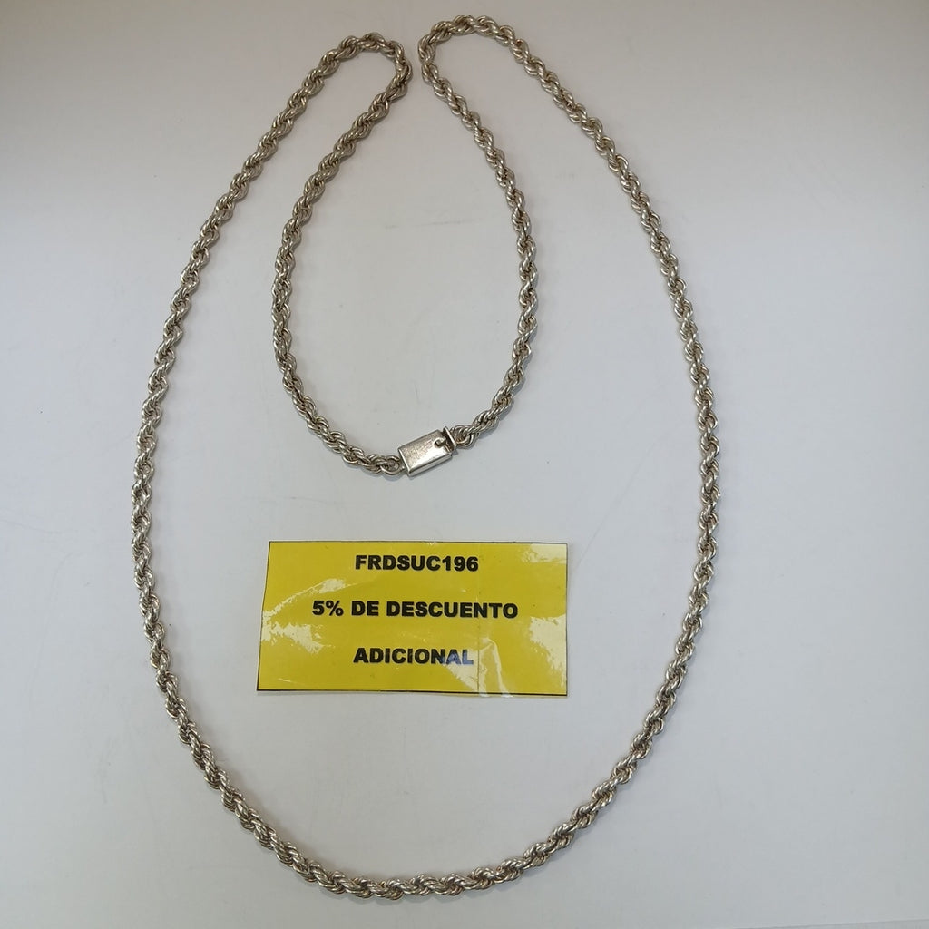 CADENA PLATA 31,70 GRMS (SEMINUEVO)