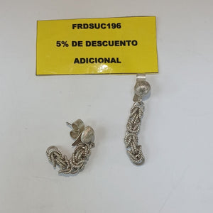 ARETES PAR PLATA 11,20 GRMS (SEMINUEVO)