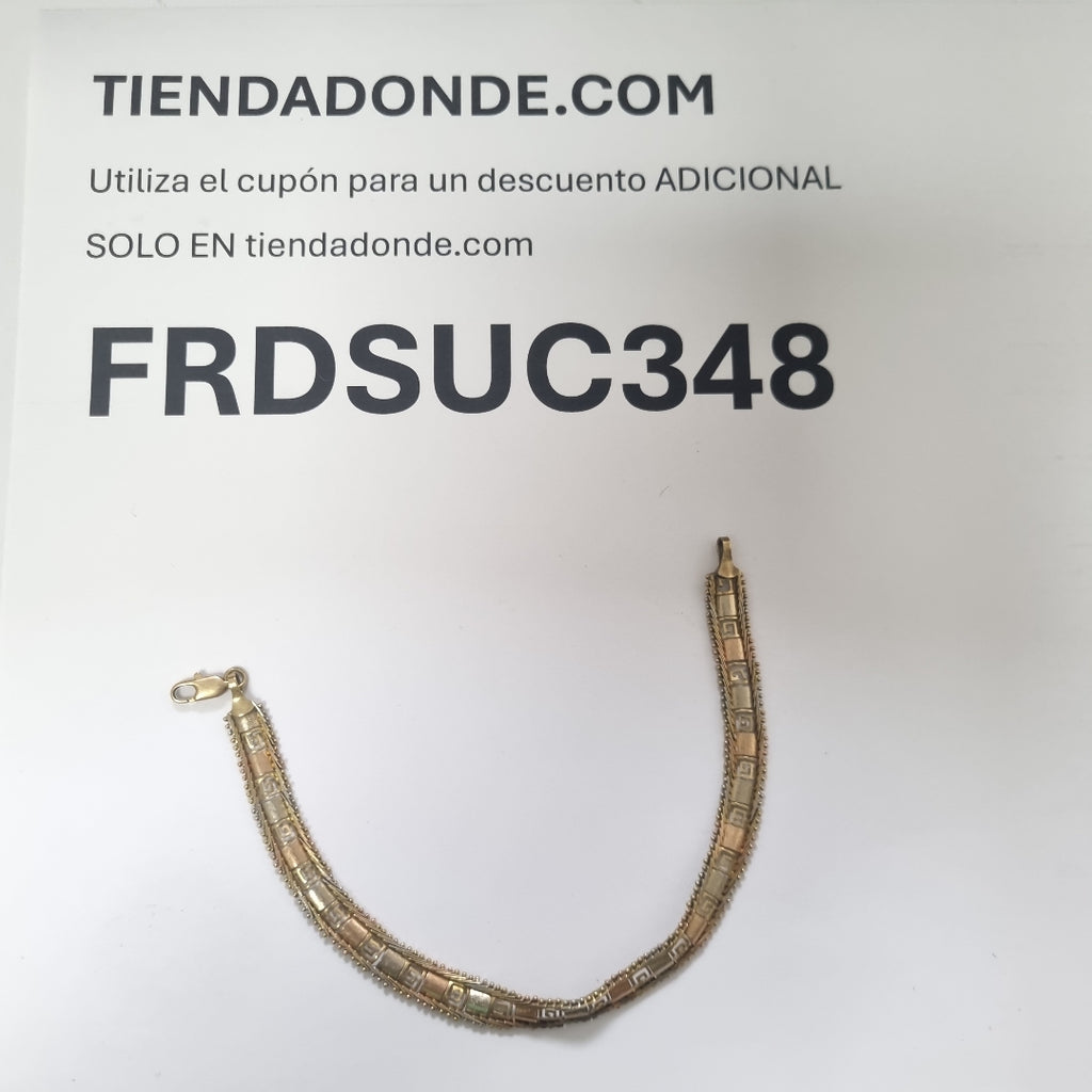 PULSERA ORO 14 K 7.9 GRMS (SEMINUEVO)