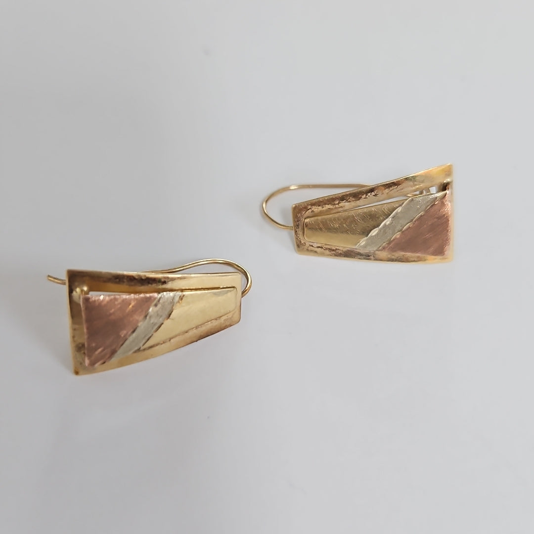 ARETES PAR ORO 10 K 1.6 GRMS (SEMINUEVO)