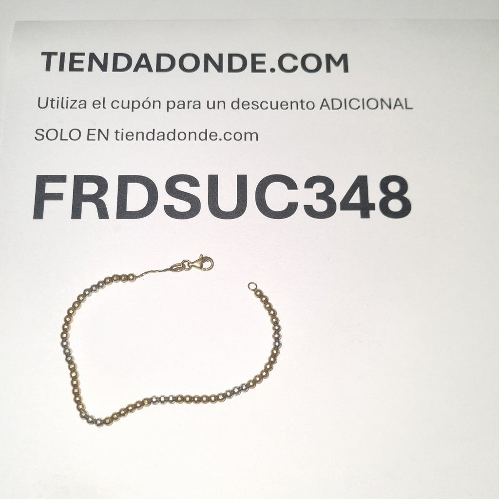 PULSERA ORO 14 K 4.8 GRMS (SEMINUEVO)
