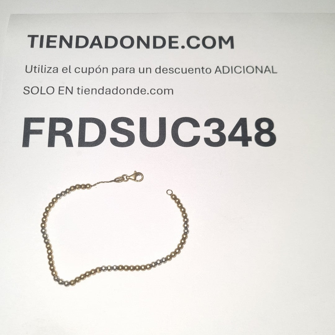 PULSERA ORO 14 K 4.8 GRMS (SEMINUEVO)