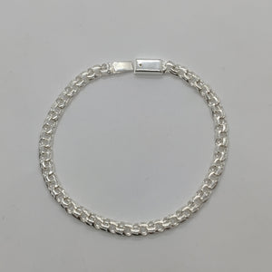 PULSERA TEJIDO CHINO PLATA .925 18 CM 7.6 GR (NUEVO)