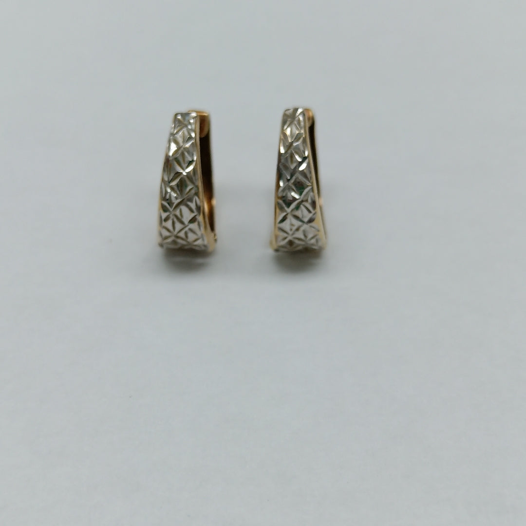 ARRACADAS PAR ORO 14 K 1.3 GRMS (SEMINUEVO)