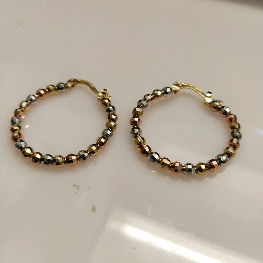 ARRACADAS PAR ORO 10 K 4 GRMS (SEMINUEVO)