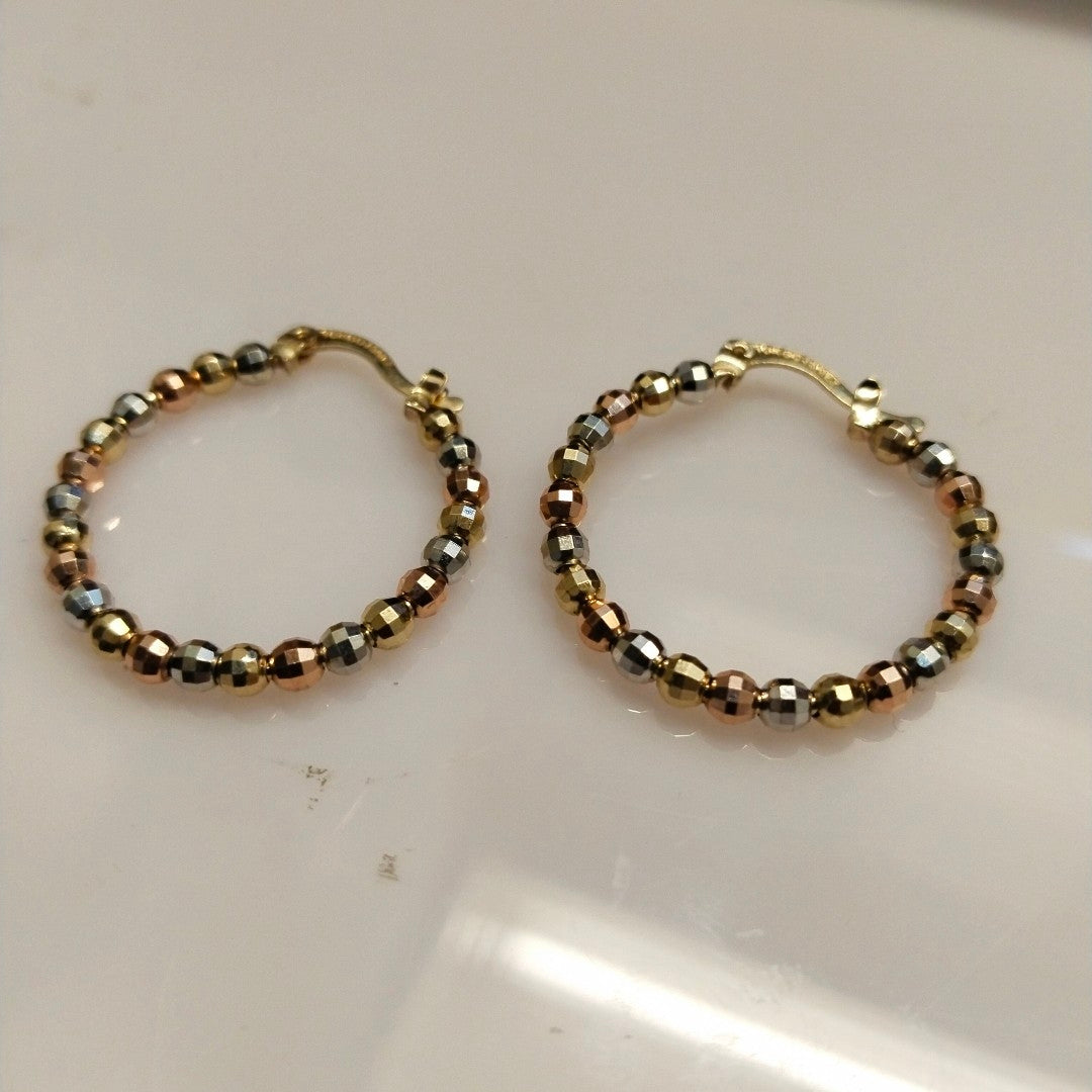 ARRACADAS PAR ORO 10 K 4 GRMS (SEMINUEVO)