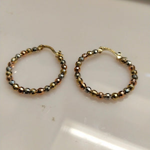 ARRACADAS PAR ORO 10 K 4 GRMS (SEMINUEVO)