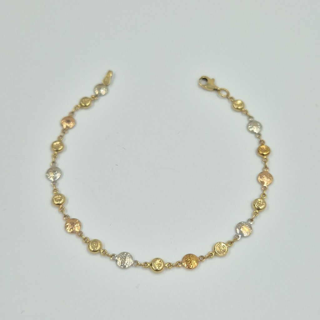 PULSERA ORO COMBINADO 14 K 3,00 GRMS (SEMINUEVO)