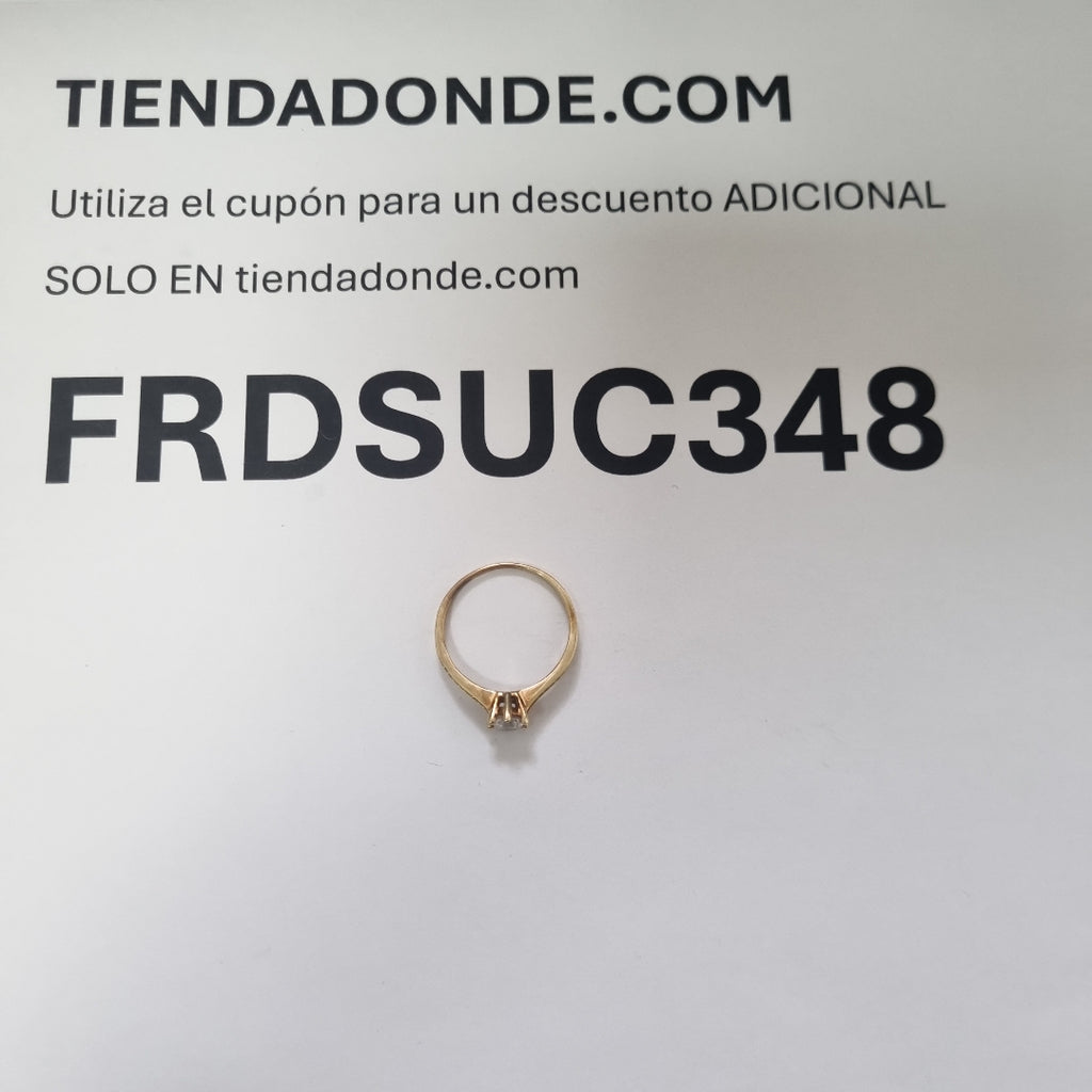 SOLITARIO ORO 14 K 2.4 GRMS (SEMINUEVO)