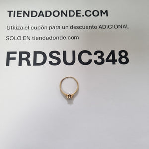 SOLITARIO ORO 14 K 2.4 GRMS (SEMINUEVO)