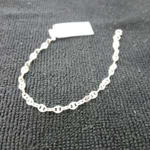 PULSERA TEJIDO ESPECIAL PLATA .925 18 CM 3.3 GR (NUEVO)