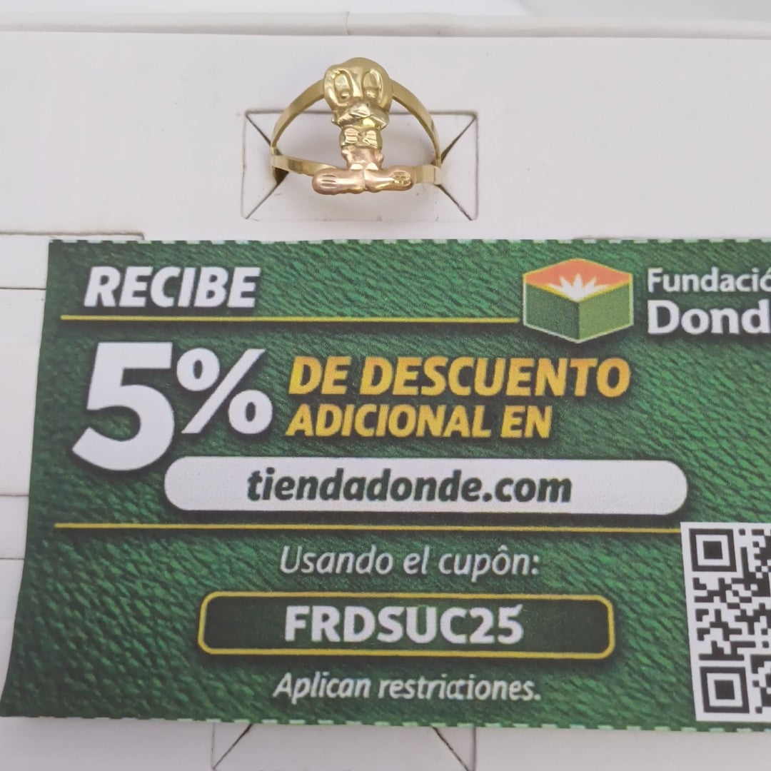 ANILLITO ORO 10 K 1.5 GRMS (SEMINUEVO)