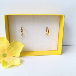 ARRACADAS PAR ORO 14 K 0.7 GRMS (SEMINUEVO)