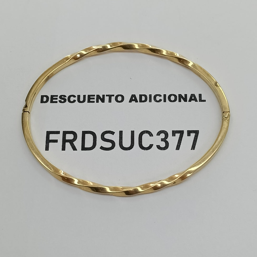 PULSERA RIGIDA ORO 14 K 5 GRMS (SEMINUEVO)