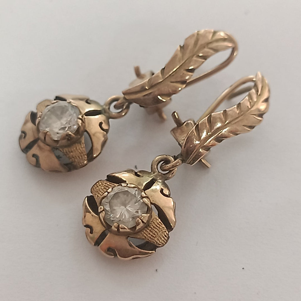 ARETES PAR ORO 10 K 3.6 GRMS (SEMINUEVO)