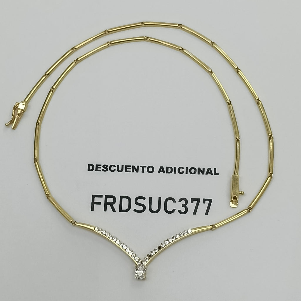 GARGANTILLA ORO 14 K 9.7 GRMS (SEMINUEVO)