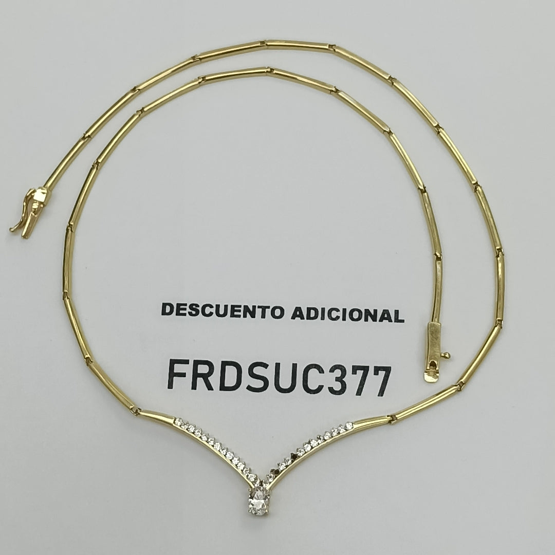 GARGANTILLA ORO 14 K 9.7 GRMS (SEMINUEVO)