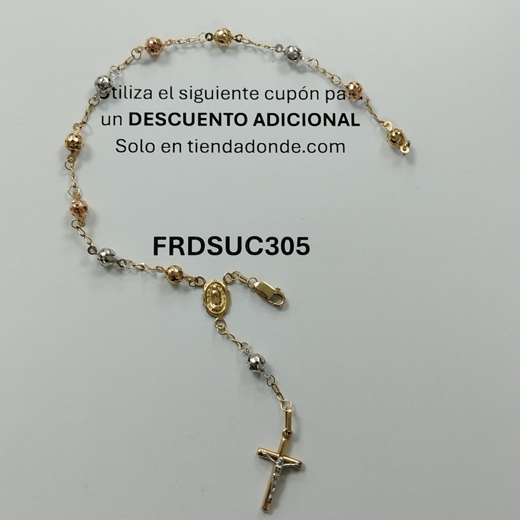 PULSERA ORO COMBINADO 14 K 4,70 GRMS (SEMINUEVO)