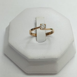 SOLITARIO ORO 14 K 1.5 GRMS (SEMINUEVO)