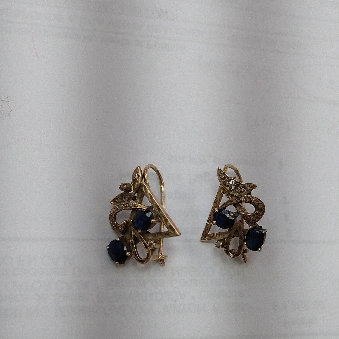ARETES PAR ORO 10 K 4.7 GRMS (SEMINUEVO)