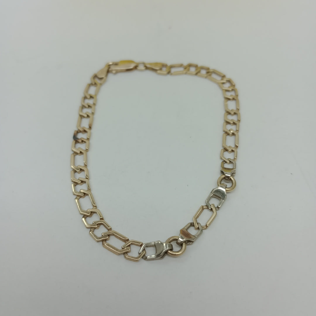 PULSERA ORO,ORO BLANCO 14 K 6,60 GRMS (SEMINUEVO)