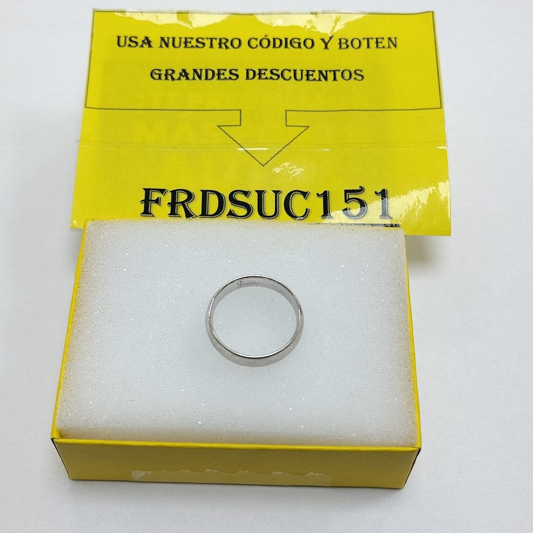 ARGOLLA ORO BLANCO 14 K 5.3 GRMS (SEMINUEVO)